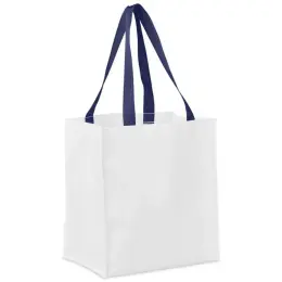 Hoppla Gateway Recycled PET Stitch-Bond Shopper Navy